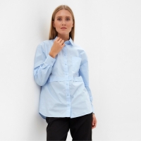 Блузка женская MINAKU: Casual Collection цвет голубой, р-р 44