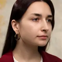 Серьги акрил &laquo;Сталактиты&raquo;, чёрные, прозрачные в золоте