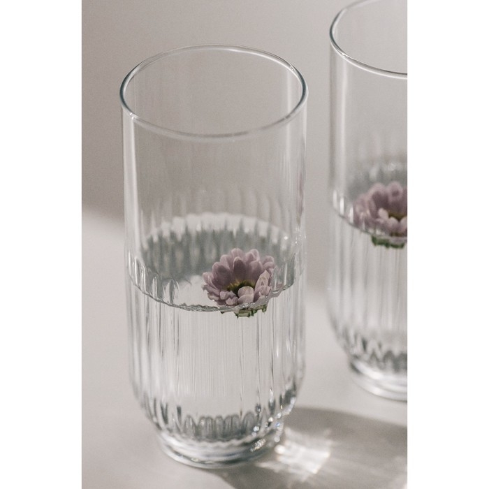 Набор стеклянных стаканов Lav «Токио», 395 мл, 6,5×15 см, 6 шт