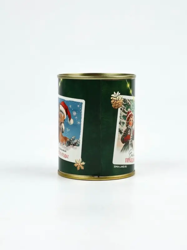 Копилка-банка металл «Советский новый год», 7.5×9.5 см