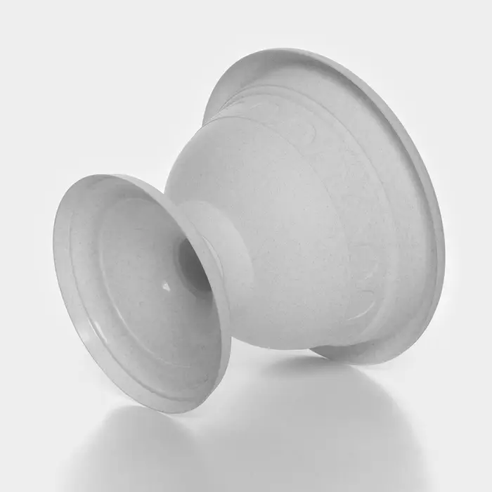 Вазон для цветов &laquo;Колывань&raquo;, 5.3 л, d=30 см, h=24 см, мраморный