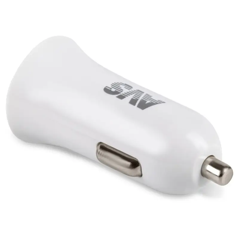 USB автомобильное зарядное устройство AVS 2 порта UC-522 (2,4А, белый)