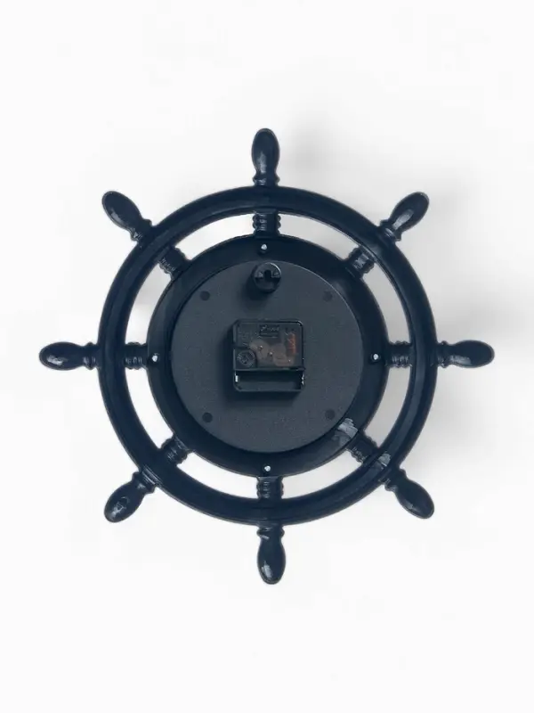 Часы настенные &laquo;Штурвал&raquo;, серия: Море, плавный ход, d=35 см, коричневые