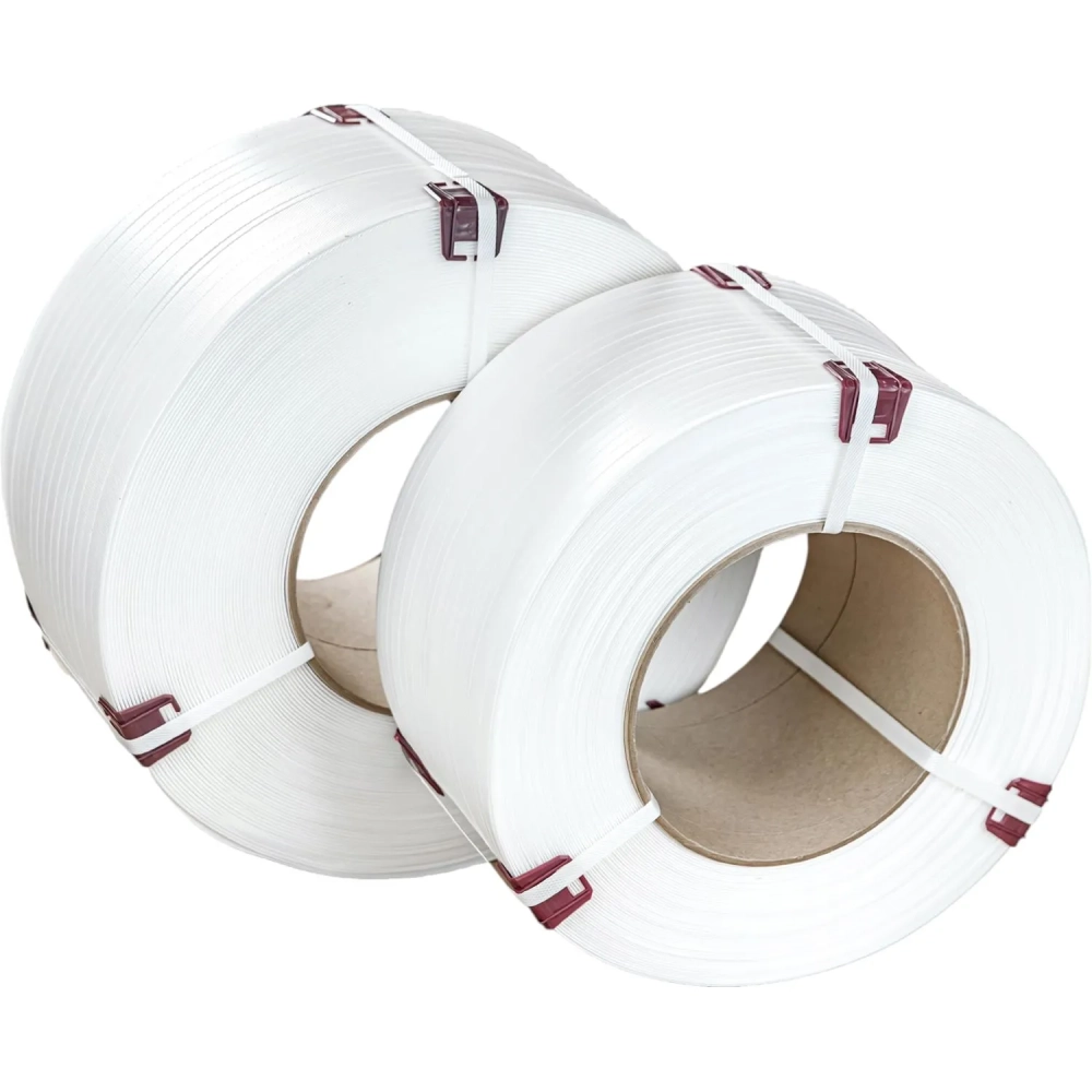 Стреппинг лента Полипропиленовая 15мм х 0,8 (2000 м) белая