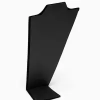 Бюст для украшений QF, 10.5&times;5.5&times;22 см, h=22 см, чёрный