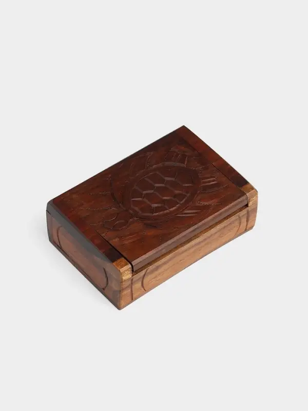 Шкатулка &laquo;Черепаха&raquo;, 11&times;8&times;4 см, дерево соно