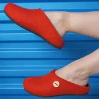 Домашние валенки Step, красные, размер 35