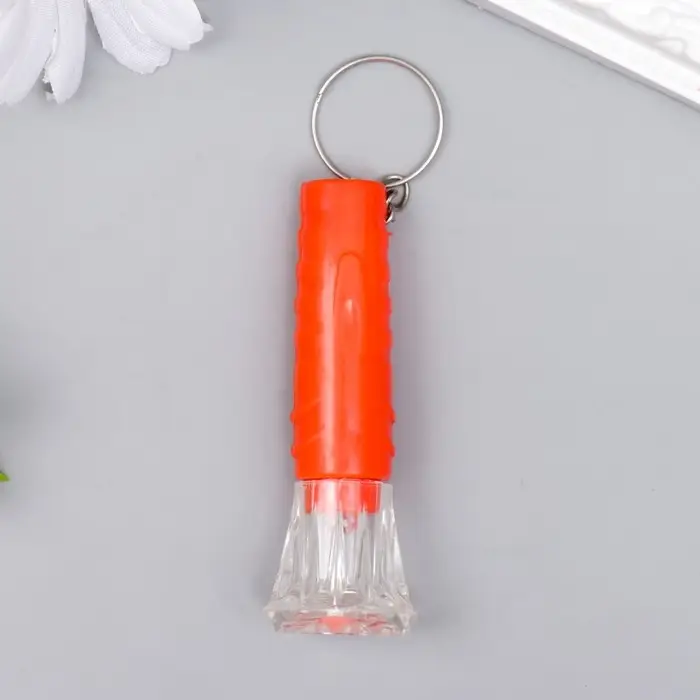 Фонарик брелок для ключей на кольце «Ромбики», светит, 6.8×2.2×2.2 см, МИКС Фонарик брелок для ключей на кольце «Ромбики», светит, 6.8×2.2×2.2 см, МИКС