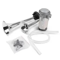 Сигнал автомобильный AVS HR 02 (2 шт. комплект) Хром