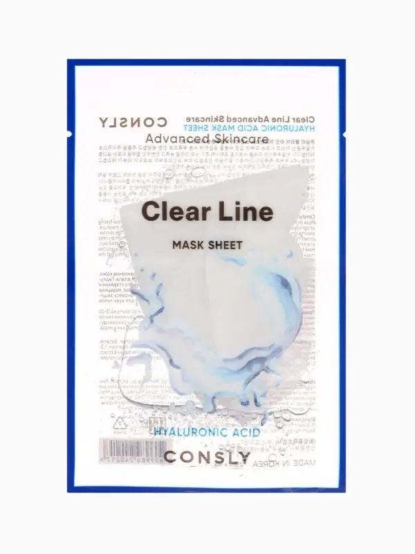 Тканевая маска для лица с гиалуроновой кислотой Consly &laquo; Глубокое увлажнение&raquo;, 23 мл
