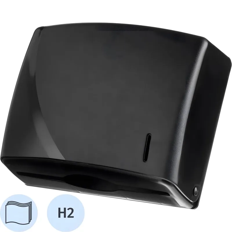 Диспенсер для полотенец лист Z-слож черный R-1317B