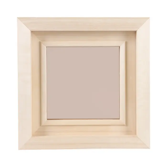 Окно деревянное для бани и сауны, 40&times;40 см, двойное стекло, цвет бронзовый