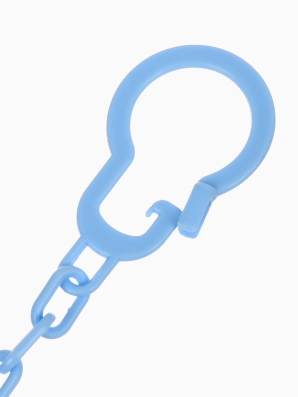 Пустышка классическая, с держателем, +0мес., цвет голубой Пустышка классическая, с держателем, +0мес., цвет голубой