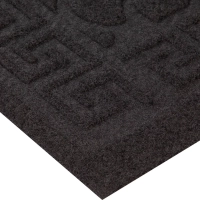 Коврик входной влаговпитывающий с тисн ХОЛЛ In'Loran 60х90см черн 130К-696