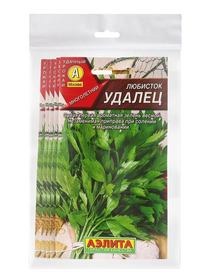 Набор семян Любисток "Удалец", пряность, 5 шт.