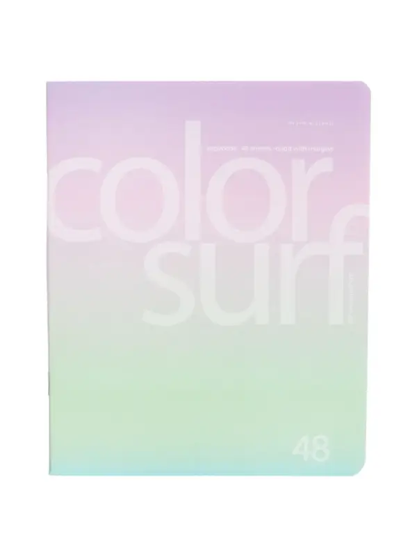 Тетрадь 48 листов, в клетку, Color Surf, МИКС