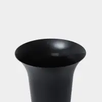 Ваза для цветов, 3 л, d=19 см, h=33 см, пластиковая, чёрная