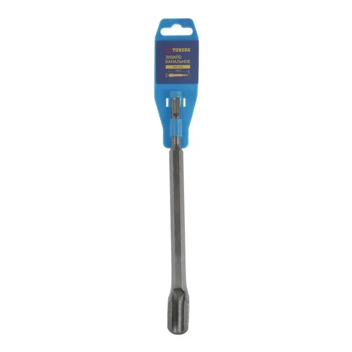 Зубило канальное ТУНДРА, SDS-plus, 14&times;22&times;250 мм