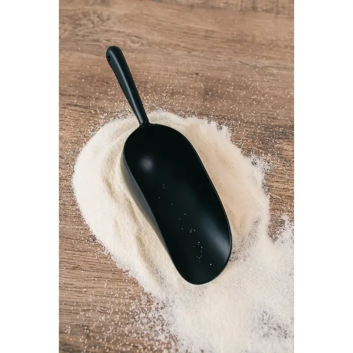 Совок для сыпучих продуктов Alum black, 520 мл, 27 см, алюминий, чёрный