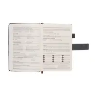 Ежедневник недатированный формат А5, с хлястиком, 128л, линия, пвх, Серый Ежедневник недатированный формат А5, с хлястиком, 128л, линия, пвх, Серый