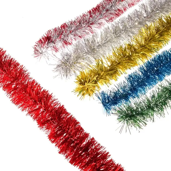 Мишура новогодняя «Праздничная» d-3,5 см, L-200 см, МИКС