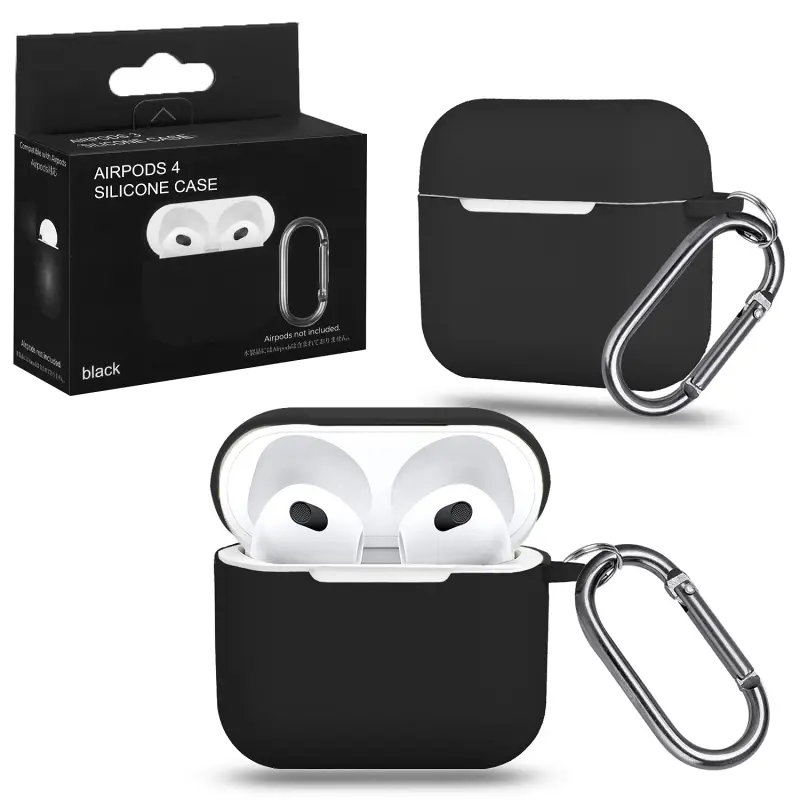 Чехол APods 4 с карабином №12 black