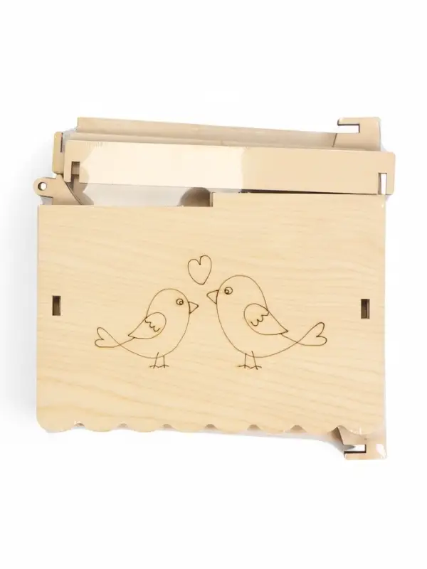 Кормушка для птиц хдф  х  х  см, Разобранная,  Кормушка для птиц хдф  х  х  см, Разобранная, "Синичник" "Greengo"