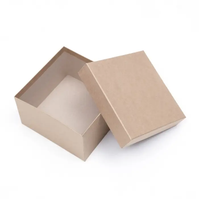 Набор коробок квадратных 10 в 1 крафт,24.5&times;24.5&times;11.5 - 6.5&times;6.5&times;4 см,
