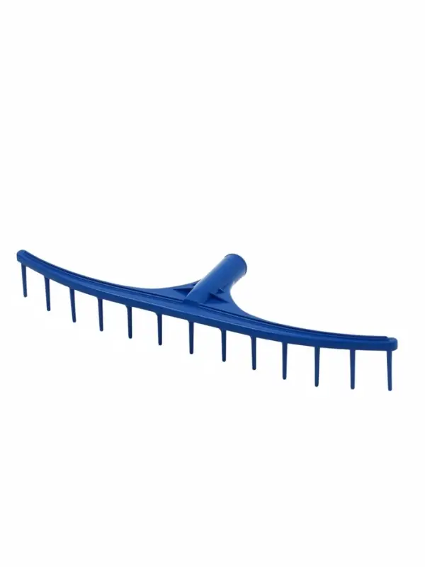 Грабли прямые, прямой зуб, 13 зубцов, пластик, тулейка 32 мм, без черенка
