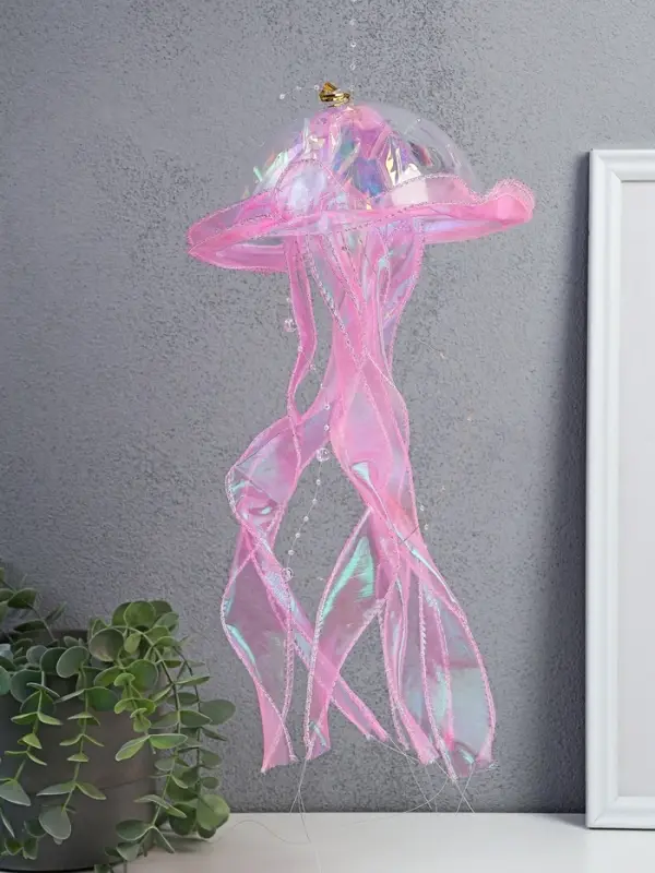 Набор светящихся медуз 4 шт ночник LED RGB 3хAG13 20х20х50 см Набор светящихся медуз 4 шт ночник LED RGB 3хAG13 20х20х50 см