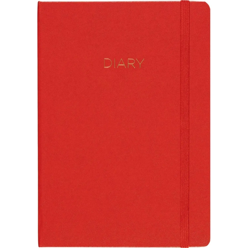 Ежедневник недатированный красный, А5 136 л., Diary, ATTACHE
