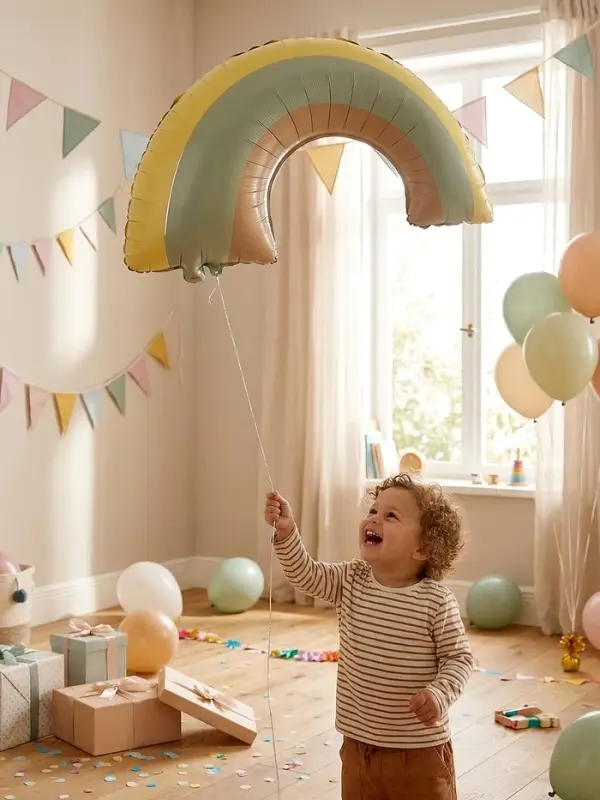 Воздушный шар фольгированный 32" "Радуга"