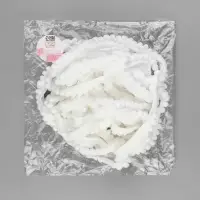 Тесьма декоративная с помпонами, 12&plusmn;2 мм, 9.1&plusmn;0.5 м, белая