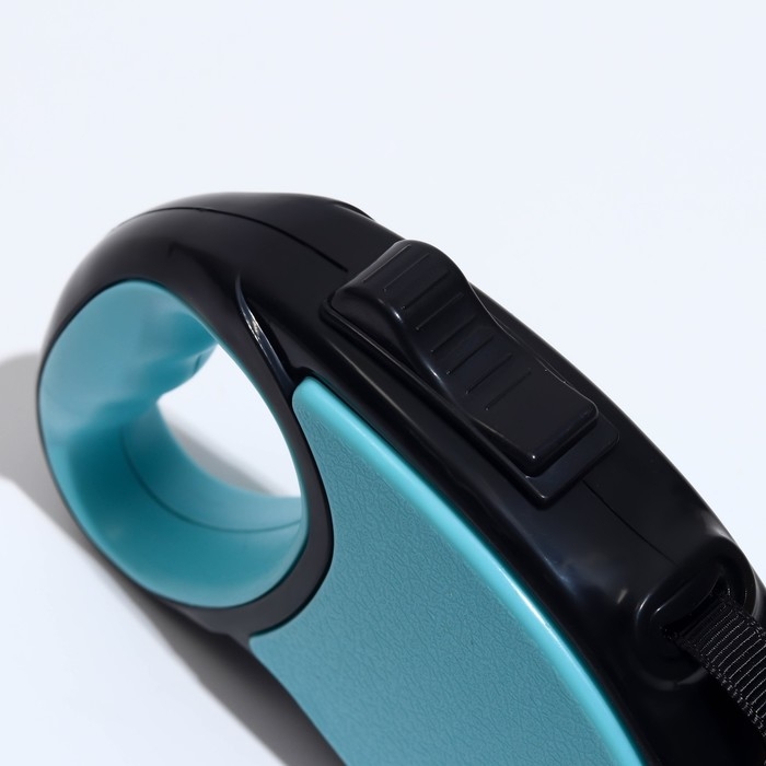 Рулетка Рулетка "Стиль", под кожу, 3 м, вес животного до 15 кг, чёрно-мятная