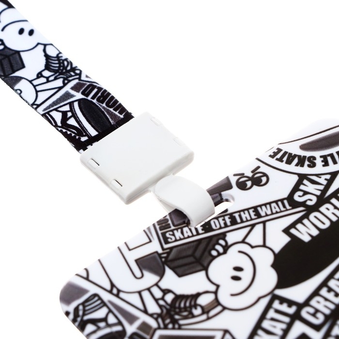 Бейдж горизонтальный, внешний 100 х 80мм, внутренний 52 х 82мм, лента 42 см, Граффити Бейдж горизонтальный, внешний 100 х 80мм, внутренний 52 х 82мм, лента 42 см, Граффити