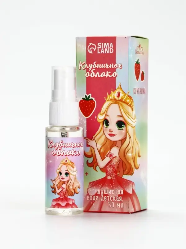 Душистая вода детская &laquo;Клубничное облако&raquo; с ароматом клубники, 30 мл