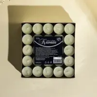 Набор чайных свечей &laquo;Классика&raquo;, белый, 100 шт.