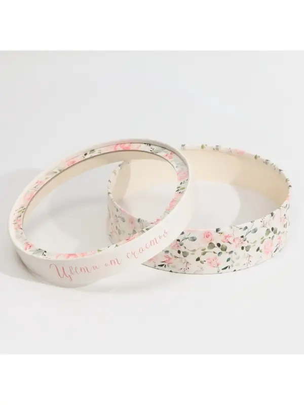 Коробка для макарун, кондитерская упаковка тубус с окном, &laquo;Цвети от счастья&raquo; 20&times;20&times;5 см