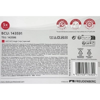 Салфетки хозяйственные Vileda ПВА Микро 35х38см красные 5шт/уп 143591