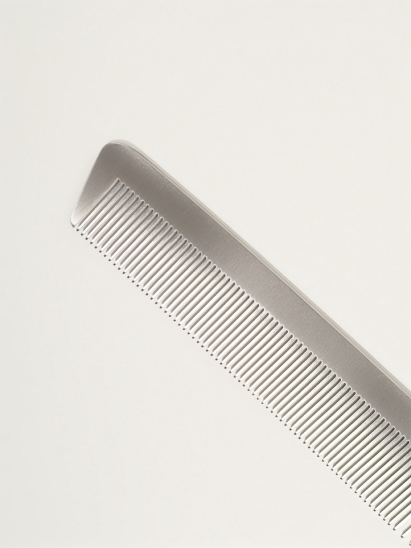 Расческа комбинированная 21,5*3см металл пакет QF