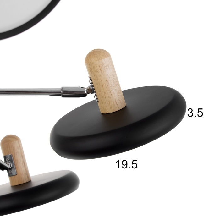 Люстра Люстра "Джулия" 6хLED 144Вт 3000-6000К черно-хромовый 80х80х22 см