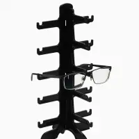 Подставка под очки 5 мест, 16&times;14.5&times;31 см, чёрная