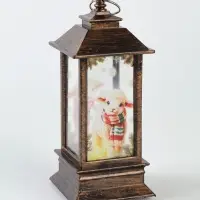 Фонарь новогодний декоративный 5,8 х 13 х 5,8 см