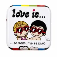 Освежающие конфеты Love is, в форме сердца, со вкусом морской соли и маракуйи, 20 г