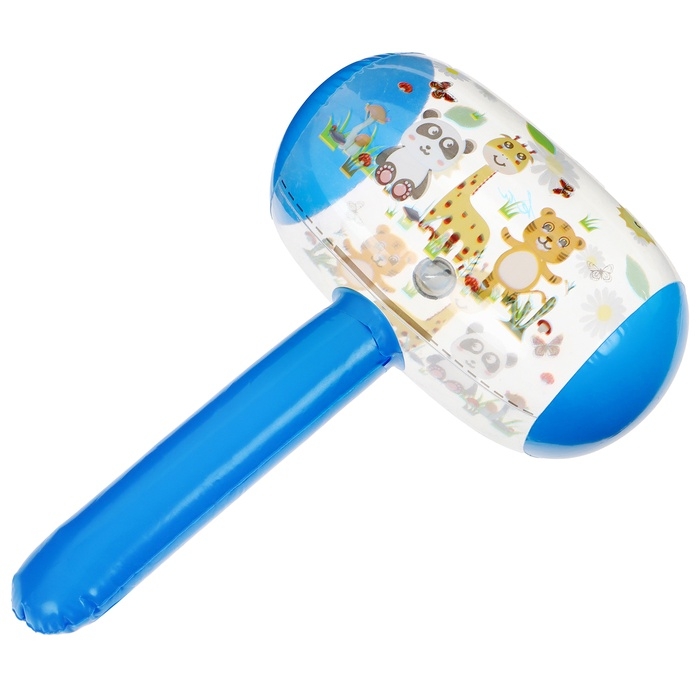 Игрушка надувная «Молоток», со звуком, 30 см, цвет МИКС Игрушка надувная «Молоток», со звуком, 30 см, цвет МИКС