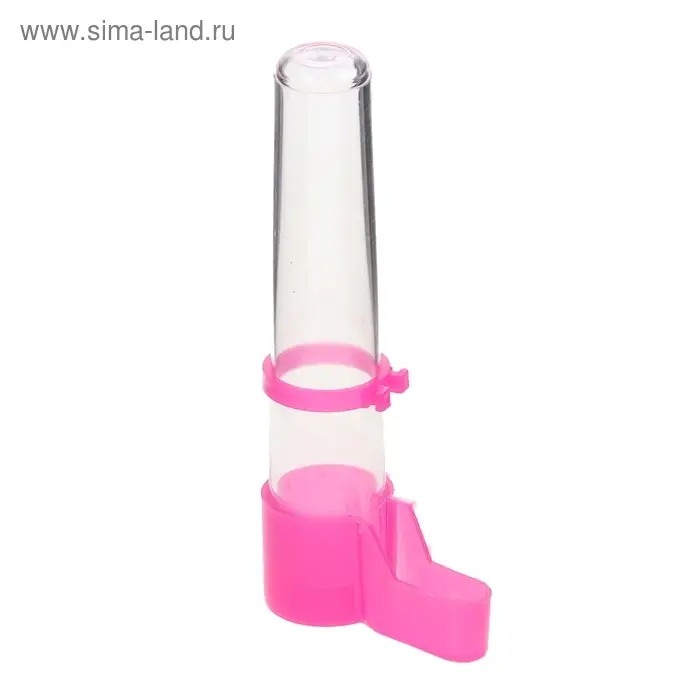 Автопоилка для птиц №1 (для вертикальных прутьев), 50 мл, 25 х 55 х 125 мм, микс цветов Автопоилка для птиц №1 (для вертикальных прутьев), 50 мл, 25 х 55 х 125 мм, микс цветов