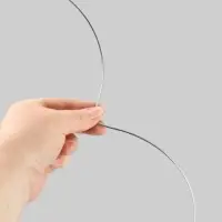 Монокость для бюстгальтера, 190 + 190 мм, цвет серебряный