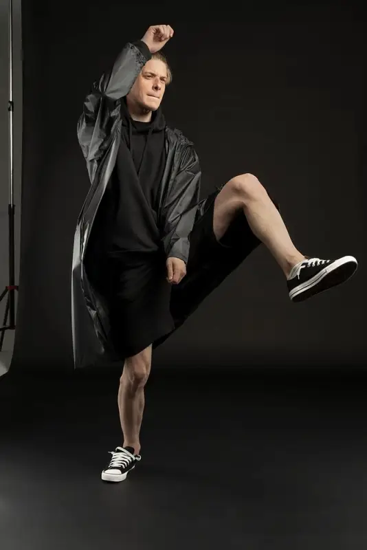 Дождевик R2, черный, размер XS/S Дождевик R2, черный, размер XS/S