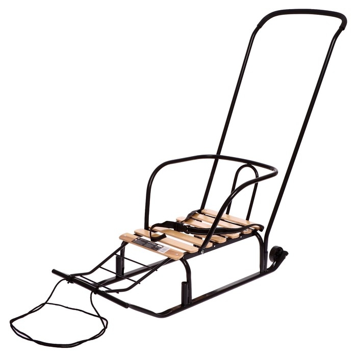 Санки «Тимка 5 комфорт», цвет чёрный Санки «Тимка 5 комфорт», цвет чёрный