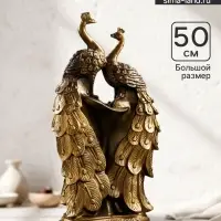 Фигурка &laquo;Жар-птица&raquo;, двойная, чёрное золото, 25&times;13&times;51 см